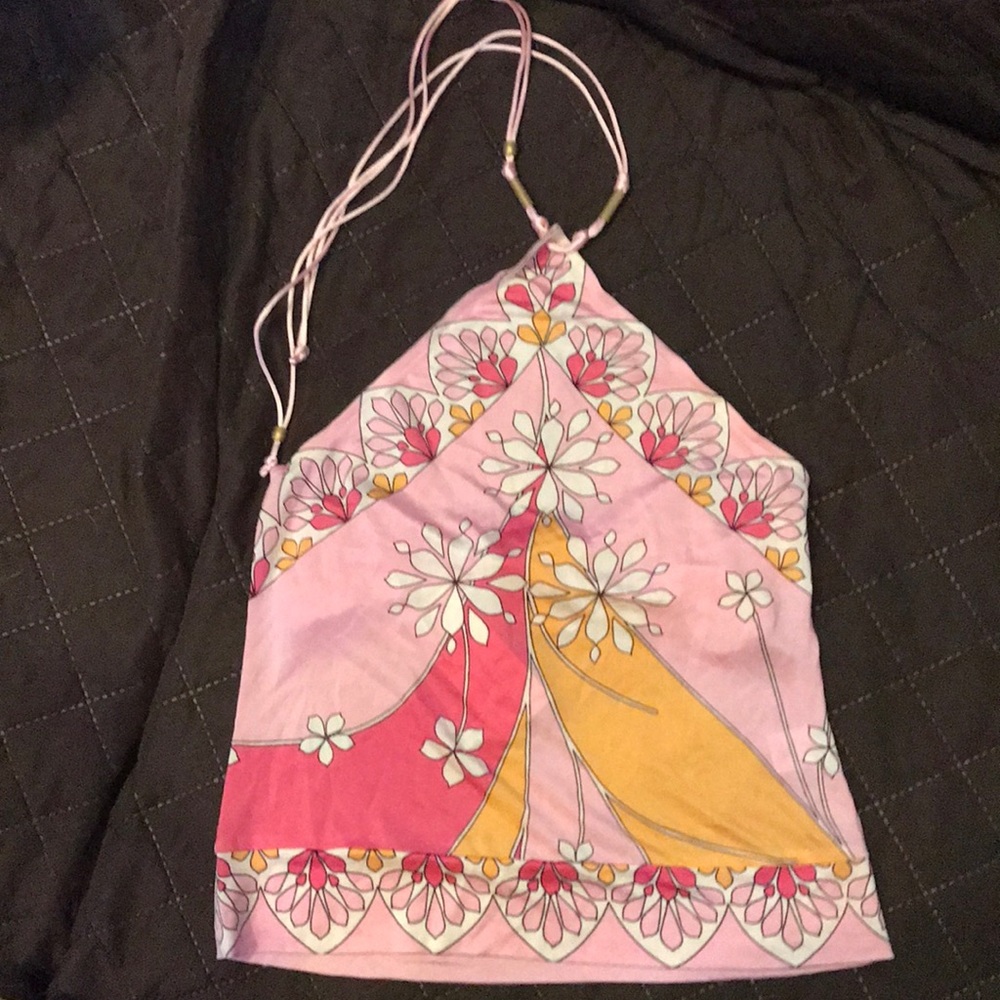 Pink Banana Republic halter top NWT
